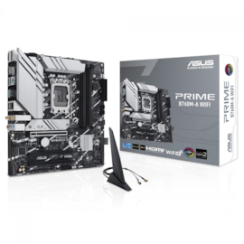 Placa Mãe Asus Prime B760m-a Ddr5 Lga 1700 Matx M.2 Hdmi Display Port Usb 3.2 90mb1el0-m1eay0