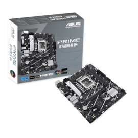 Placa Mãe Asus Prime B760M-K D4 Ddr4 Lga 1700 Matx M.2 Nvme Hdmi Vga Usb 3.0 90Mb1Ds0-M0Eay0
