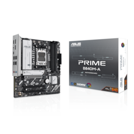 Placa Mãe Asus Prime B840m-A Ddr5 Am5 Matx M.2 Nvme Hdmi Display Port 90mb1j10-m0eay0