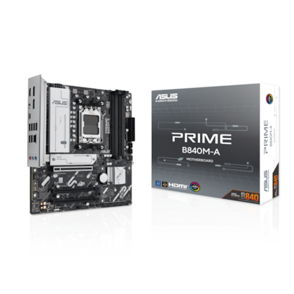 Placa Mãe Asus Prime B840m-A Ddr5 Am5 Matx M.2 Nvme Hdmi Display Port 90mb1j10-m0eay0