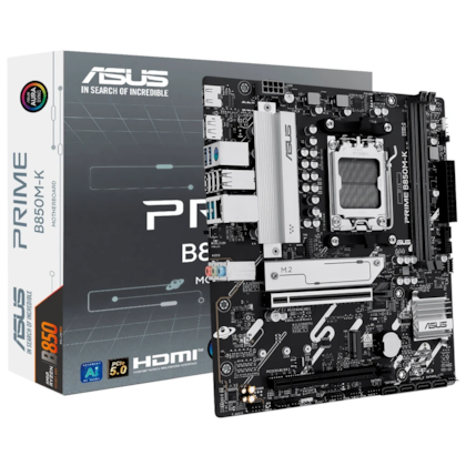 Placa Mãe Asus Prime B850m-k Ddr5 Am5 Matx M.2 Nvme Display Port Hdmi Usb Tipo C 90mb1lv0-m0eay0