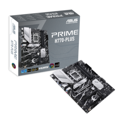 Placa Mãe Asus Prime H770-plus Ddr5 Lga 1700 Atx M.2 Hdmi Display Port Usb 3.2 90mb1ee0-m1eay0