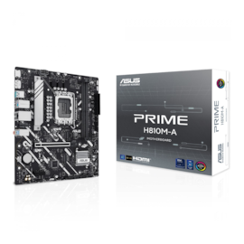 Placa Mãe Asus Prime H810m-a Ddr5 Lga 1851 Matx M.2 Display Port Hdmi 90mb1kk0-m0eay0