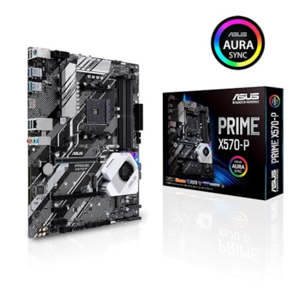 PLACA MÃE ASUS PRIME X570-P DDR4 M.2 AMD 90MB11N0-M0EAY0