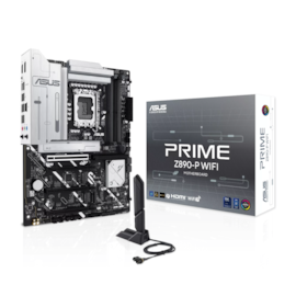 Placa Mãe Asus Prime Z890-p Wifi Ddr5 Lga 1851 Atx M.2 Display Port Hdmi Usb Tipo C 90mb1l70-m0eay0