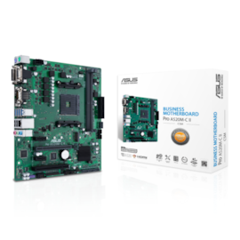 Placa Mãe Asus Pro A520m-cii/csm Ddr4 Am4 Matx M.2 Nvme Hdmi Display Port 90mb18f0-m0eayc