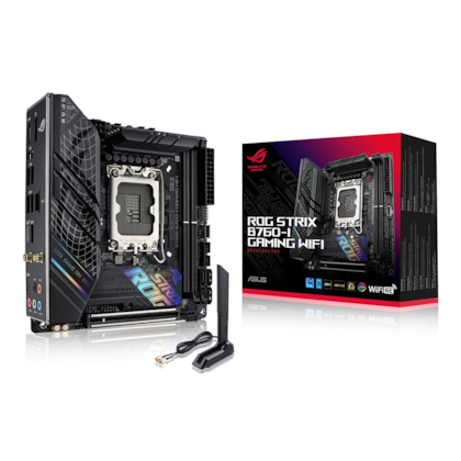 Placa Mãe Asus Rog Strix B760-i Gaming Wifi Ddr5 Mitx Lga 1700 Pcie 5.0 Usb 3.2 Hdmi Display Port 90mb1d90-m1eay0