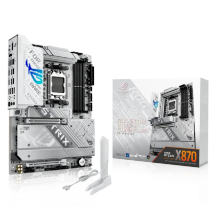 Placa Mãe Asus Rog Strix X870-A Gaming Wifi Ddr5 Am5 Atx M.2 Display Port Hdmi Usb Tipo C 90Mb1If0-Mvaay0