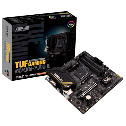 Placa Mae Asus Tuf Gaming a520m-plus Ii Am4 Ddr4 90mb17g0-m0eay0