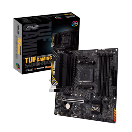 Placa Mãe Asus Tuf Gaming A520m-plus Wifi Am4 Ddr4 M.2 Rgb 90mb17f0-m0eay0