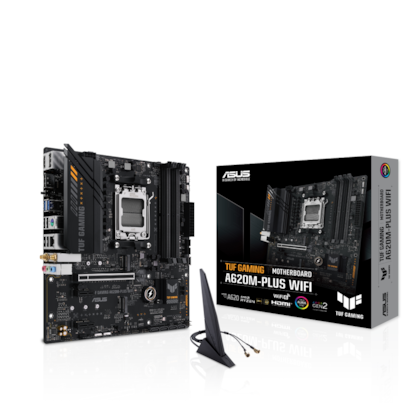 Placa Mãe Asus Tuf Gaming A620m-plus Wi-fi Ddr5 Am5 Matx 90mb1f00-m0eay0