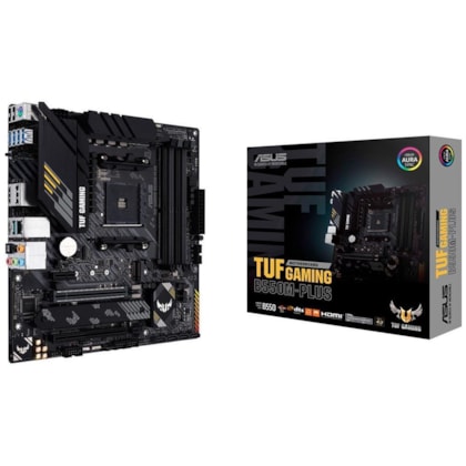 Placa Mãe Asus Tuf Gaming B550m-plus Ddr4 Am4 Matx M.2 90mb14a0-c1bay0