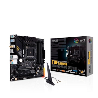 Placa Mãe Asus Tuf Gaming B550m-plus Wifi Ii Ddr4 Am4 M.2 90mb19y0-m0eay0