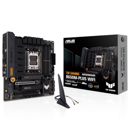 Placa Mãe Asus Tuf Gaming B650m-plus Wi-fi Ddr5 Am5 Matx 90mb1bf0-m0eayo