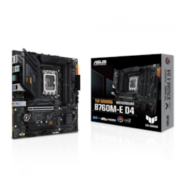 Placa Mãe Asus Tuf Gaming B760m-e D4 Lga 1700 Ddr4 Hdmi Display Port M.2 Usb 3.2 90mb1e90-m1eay0