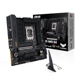 Placa Mae Asus Tuf Gaming B760m-plus Wifi D4 Lga1700 Rgb Ddr4 M.2 Bluetooth Hdmi Dp 90mb1dg0-m0eay0