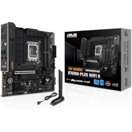 Placa Mãe Asus Tuf Gaming B760m-plus Wifi II Ddr5 Lga 1700 Matx M.2 Nvme Hdmi Display Port 90mb1he0-m0eay0