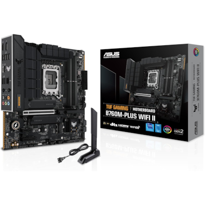 Placa Mãe Asus Tuf Gaming B760m-plus Wifi II Ddr5 Lga 1700 Matx M.2 Nvme Hdmi Display Port 90mb1he0-m0eay0