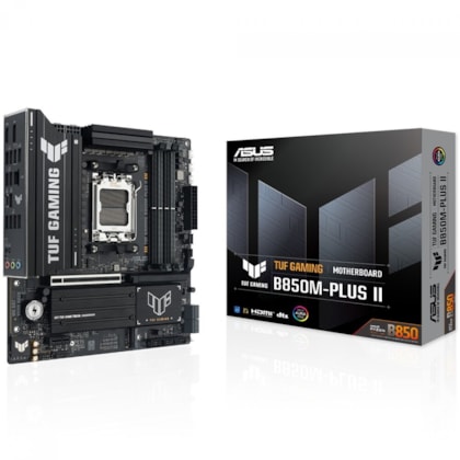 Placa Mãe Asus Tuf Gaming B850M-Plus Ii Ddr5 Am5 Matx M.2 Hdmi Display Port Usb Tipo C 90Mb1Mt0-M0Eay0