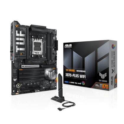 Placa Mãe Asus Tuf Gaming X870-plus Wifi Ddr5 Am5 Atx M.2 Nvme Display Port Hdmi Usb 3.2 90mb1iu0-m0eay0