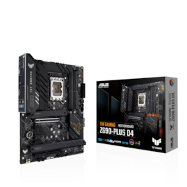Placa Mãe Asus Tuf Gaming Z690-plus D4 Lga1700 Ddr4 Hdmi Pci Usb 3.2 M.2 90mb18u0-c1bay0