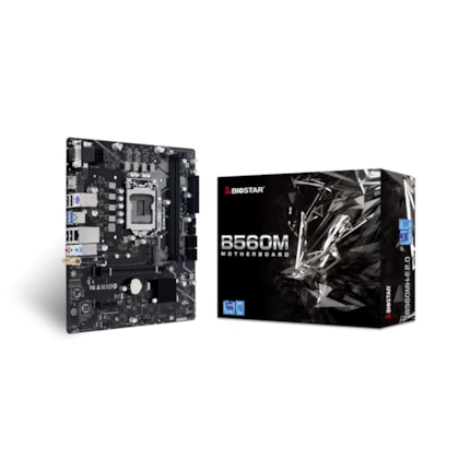 Placa Mãe Biostar B560m Ddr4 Lga 1200 M.2 B560mh-e 2.0 Ver 6.0