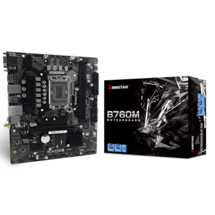 Placa Mãe Biostar B760m Ddr4 Lga 1700 Matx M.2 Hdmi B760mx2-e D4 Ver 6.0