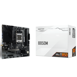 Placa Mãe Biostar B850m Ddr5 Am5 Matx M.2 Hdmi Display Port B850mt2-e dj Ver 6.1