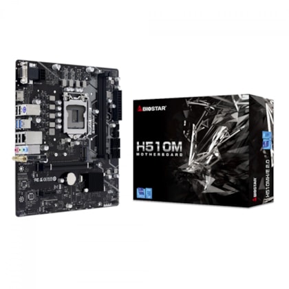 Placa Mãe Biostar H510mh/e 2.0 M.2 Wi-fi Socket Lga1200 Ddr4