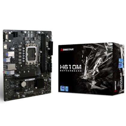 Placa Mãe Biostar H610m Ddr4 Lga 1700 M.2 Matx H610mhp Ver 6.1