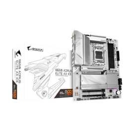 Placa Mãe Gigabyte B650 Aorus Elite Ax Ice Ddr5 Am5 Wifi Matx M.2 Nvme Vga Hdmi Rev 1.0