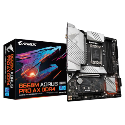 Placa Mae Gigabyte B660m Aorus Pro Ax Ddr4 Intel Lga 1700 Matx Wifi Rev 1.0