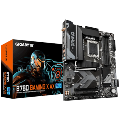 Placa Mãe Gigabyte B760 Gaming X Ax Ddr5 Lga 1700 Atx M.2 Nvme Hdmi Display Port Rev 1.2