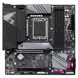 Placa Mae Gigabyte B760m Aorus Elite Ddr5 Lga 1700 Matx M.2 Nvme Hdmi Displayport Rev 1.0