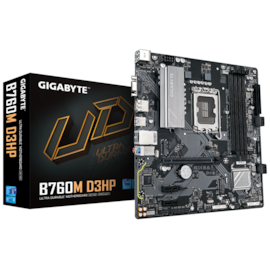 Placa Mãe Gigabyte B760m D3hp Ddr5 Lga 1700 Matx Nvme M.2 Hdmi Display Port Rev 1.0