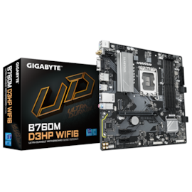 Placa Mãe Gigabyte B760m D3hp Wifi 6 Ddr5 Lga 1700 Matx M.2 Nvme Hdmi Display Port Rev 1.0