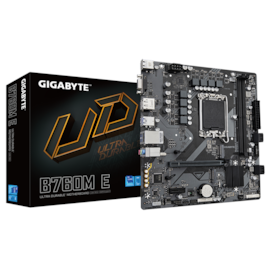Placa Mãe Gigabyte B760M E Ddr5 Lga 1700 Matx M.2 Nvme Hdmi Display Port Vga Rev 1.0