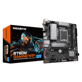 Placa Mãe Gigabyte B760m Gaming Wifi Ddr5 Lga 1700 Matx M.2 Nvme Vga Hdmi Display Port Rev 1.2