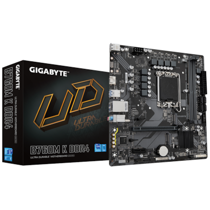 Placa Mae Gigabyte B760m K Ddr4 Lga 1700 Matx Rev 1.0