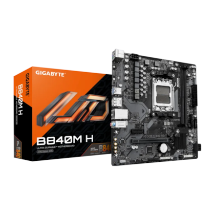 Placa Mãe Gigabyte B840M H Ddr5 Am5 Matx M.2 Nvme Hdmi Display Port Usb 3.0 Rev 1.0
