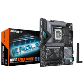Placa Mãe Gigabyte B860 Eagle Wifi6e Ddr5 Lga 1851 Atx M.2 Nvme Hdmi Display Port Usb Tipo C Rev 1.0
