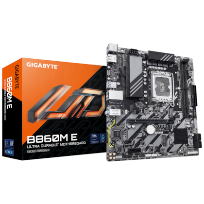 Placa Mãe Gigabyte B860m E Ddr5 Lga 1851 Matx M.2 Nvme Hdmi Rev 1.0