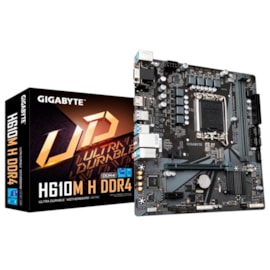 Placa Mae Gigabyte H610m H Ddr4 Lga 1700 M.2 Vga Hdmi Rev 1.1