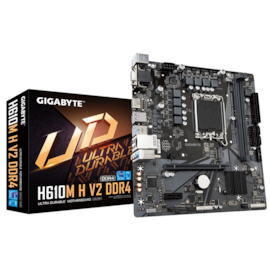 Placa Mãe Gigabyte H610m H V2 Ddr5 Lga 1700 Matx M.2 Vga Hdmi Rev 1.0