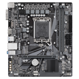 Placa Mãe Gigabyte H610M H V3 Ddr4 Lga 1700 Matx M.2 Nvme Vga Hdmi Rev 1.0