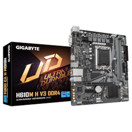 Placa Mãe Gigabyte H610M H V3 Ddr4 Lga 1700 Matx M.2 Nvme Vga Hdmi Rev 1.0