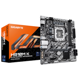 Placa Mãe Gigabyte H810m k Ddr5 Lga 1851 Matx M.2 Nvme Display Port Hdmi Rev 1.0