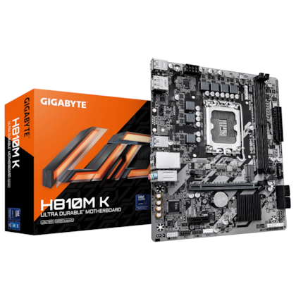 Placa Mãe Gigabyte H810m k Ddr5 Lga 1851 Matx M.2 Nvme Display Port Hdmi Rev 1.0