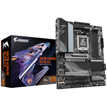 Placa Mãe Gigabyte X670 Aorus Elite Ax Ddr5 Am5 M2 Hdmi Type-c Rev 1.2