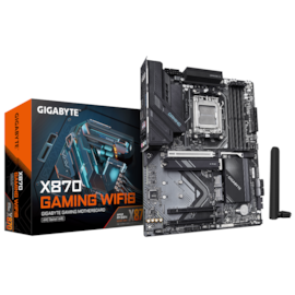 Placa Mãe Gigabyte X870 Gaming Wifi6 Ddr5 Am5 Atx M.2 Nvme Vga Hdmi Display Port Rev 1.0